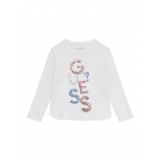 GUESS μπλούζα παιδική K5YI26KAPO0-G011 λευκή